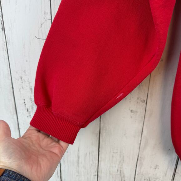 VTG Santee Red Heavyweight 1999 Rose Bowl Wisconsin Badgers Sweatshirt Large - Picture 8 of 16